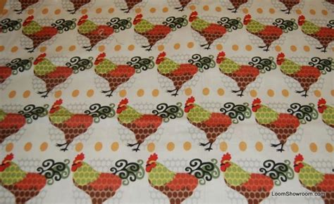Q89 Roosters Farm Animals Chickens Colorful Chicken Coop Wire Cotton