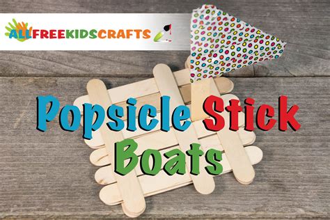 How To Make: Popsicle Stick Boat | Popsicle stick boat, Popsicle sticks ...