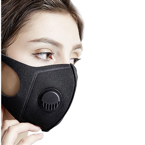 We Preffered Reusable Neoprene Face Mask With Vent Black We Preferred