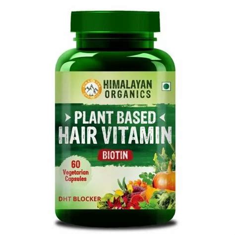 Himalayan Organics Plant Based Hair Vitamin With Dht Blocker And Omega 3