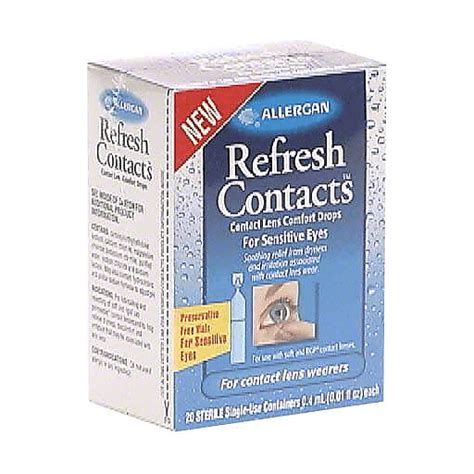 Contact lens safety is an important topic in clinical studies. Allergan Contacts Contact Lens Comfort Drops for Sensitive ...