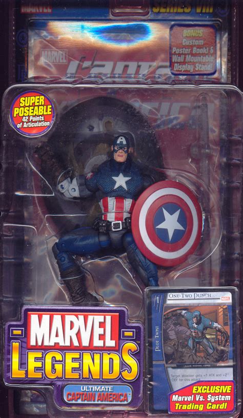 Ultimate Captain America Marvel Legends Gray Patches Legs Action Figure