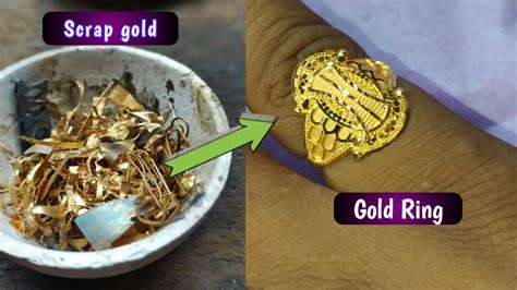 How To Make Gold Ring From Scrap Gold How To Make Gold Ring Gold