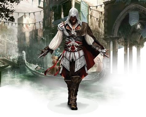 Ezio Auditore Da Firenze In Assassins Creed X Fondo De