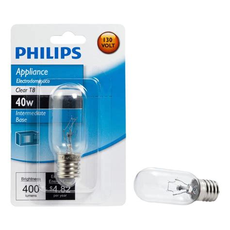 Philips 40 Watt T8 Intermedate Base Incandescent Light Bulb 416255
