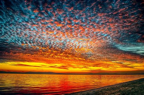 Free Images Sea Coast Nature Ocean Horizon Cloud Sky Sunrise