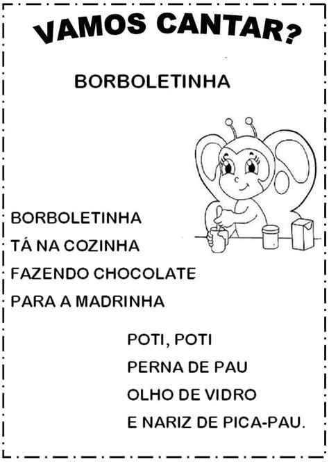 ] Coletânea Com Músicas Infantis Em Textos Sendo Cantigas De Roda Músicas Populares O