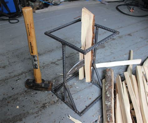 In this video i will show you how to build a kindling cracker / log splitter from rebar. How to Make a Kindling Splitter | Kindling splitter, Log splitter, Welding projects