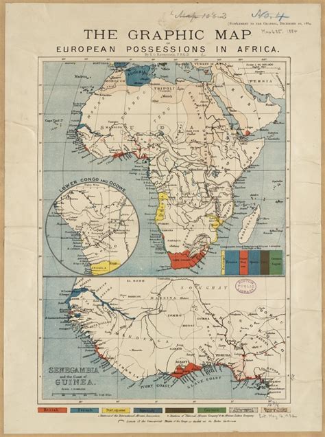 The Graphic Map Of European Possessions In Africa Digital Commonwealth