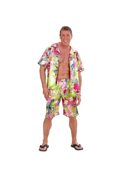 ¡con este disfraz de hawaiano serás el más tropical de tu fiesta! Disfraz Hawaiano para hombre | Tienda de Disfraces Online ...