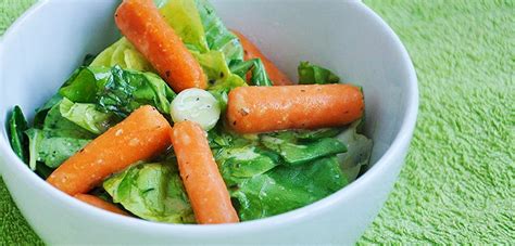 Baby Carrot Salad With Maple Mustard Dressing