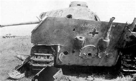 Panther Ausf D Number 434 51st Panzer Battalion Rear View Kursk World