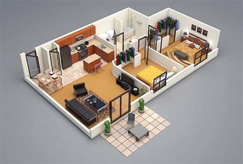 Here are samples of small house designs with multiple bedrooms that might work for you and your family. 20 Splendid House Plans in 3D - Pinoy House Plans | Simple ...