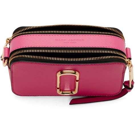 Maybe you would like to learn more about one of these? Marc Jacobs Leather Pink Small Snapshot Bag - Lyst