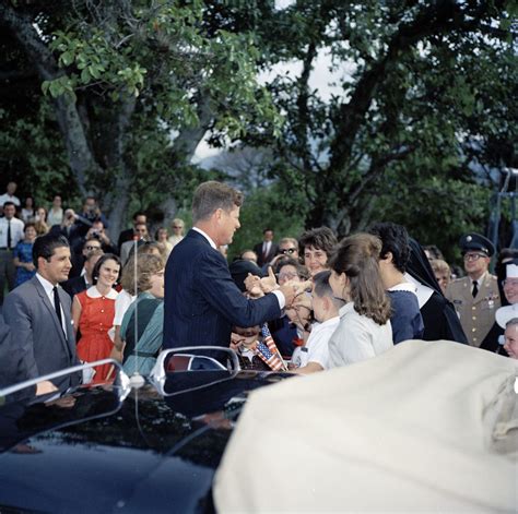 Trip To Costa Rica President Kennedy Greets Costa Rican Little