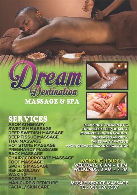 Dream Destination Massage Spa Accra Contact Number Contact Details