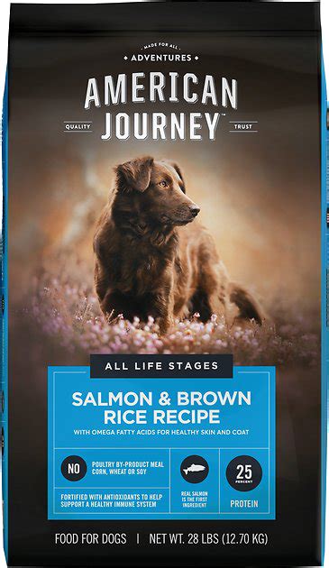 The american journey is owned by chewy and has not a long history. American Journey Salmon & Brown Rice Protein First Recipe ...