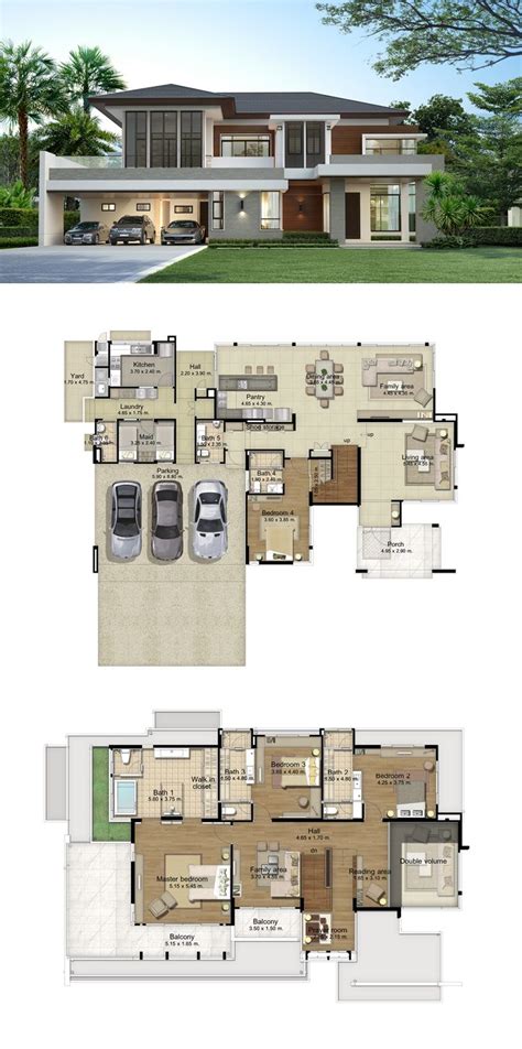 Y La Piscina Y Listo Modern House Floor Plans Modern House Plans