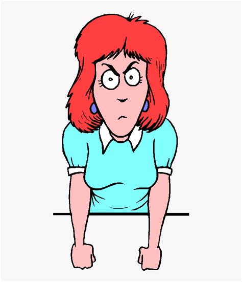 Angry Cartoon Woman Clipart Royalty Free Clip Art Angry Mother Cartoon  Hd Png Download