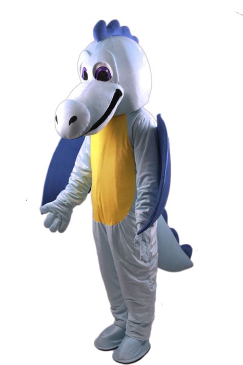Blue Dragon Mascot Costume Free Shipping