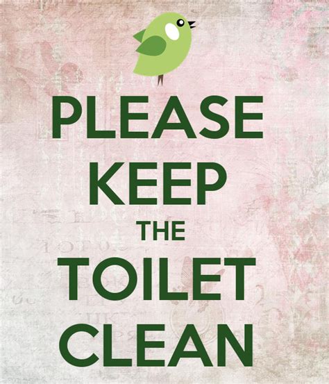 Please Keep The Toilet Clean Poster Demet Keep Calm O