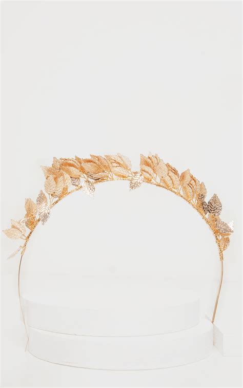 Gold Leaf Headband Accessories Prettylittlething