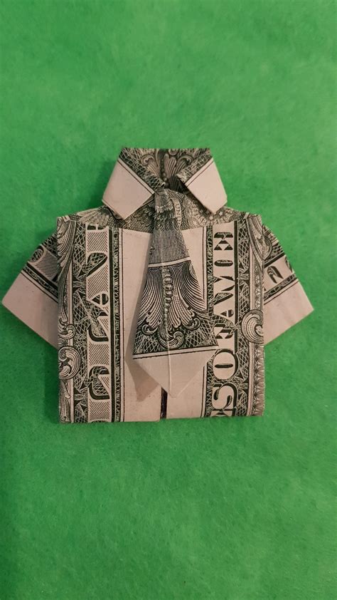 Origami Shirt And Tie Etsy
