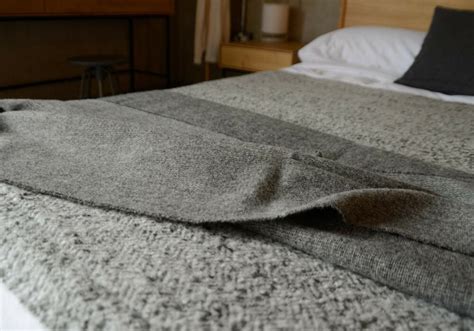 Reversible Pure Wool Throws Natural Bed Company