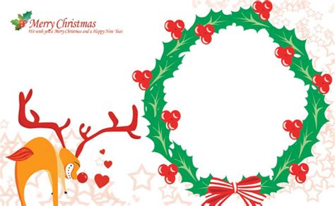 A Variety Of Free Christmas Card Templates For You To Diy Christmas