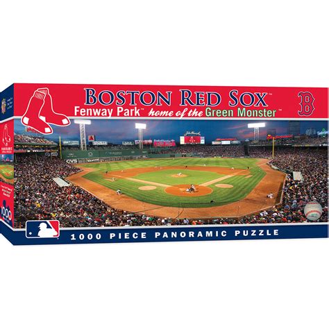Boston Red Sox 1000 Piece Stadium Panoramic Jigsaw Puzzle Sportsfanzshop
