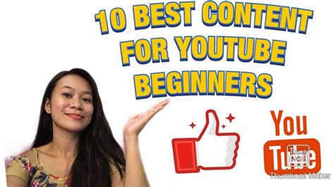 10 Best Content For Youtube Beginners Start Now Youtube