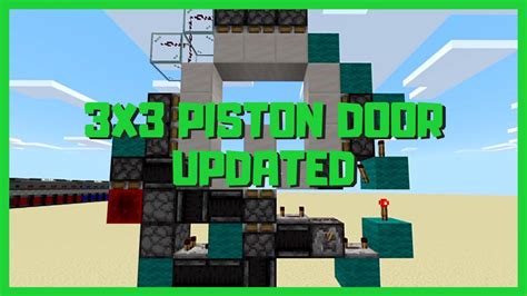 Check out our advanced tutorials and come play on our free server. *UPDATED* How to make a 3x3 piston door | Minecraft ...
