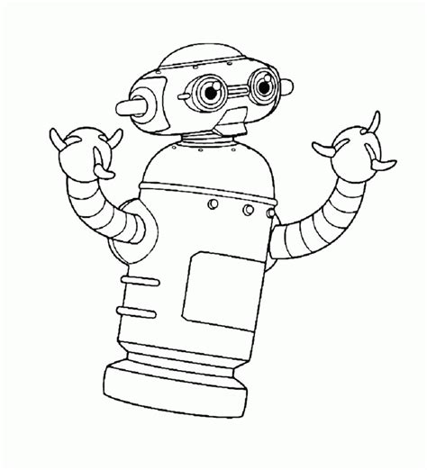 robot coloring pictures coloring home
