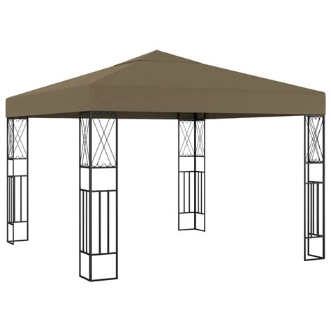 Gazebo 3×3 M Taupe Fabric Home And Garden All Your Home Interior