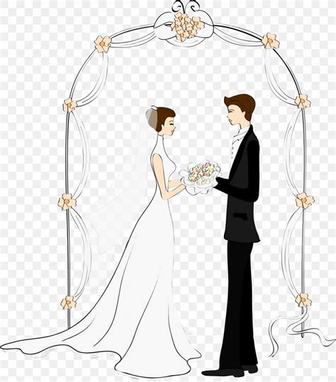 Cartoon Couple Wedding Drawing Marriage Png 1689x1925px Wedding