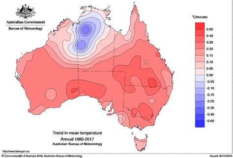 Mapping The Heat Trend In Australias Capital Cities For 2018 And