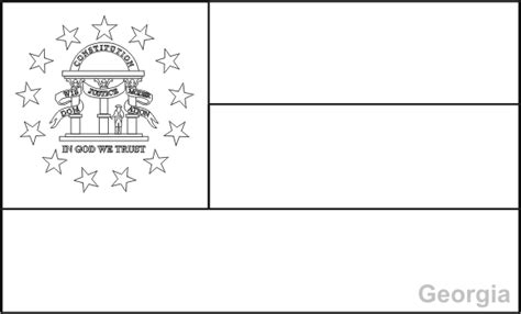 Georgia Coloring Pages Learny Kids