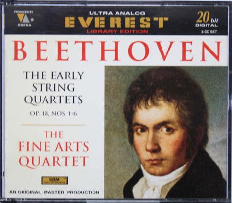 Beethoven The Fine Arts Quartet The Early String Quartets Op 18