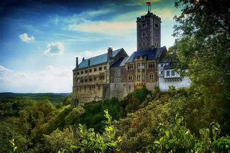 Hd Wallpaper Outlook Landscape Thuringia Germany Wartburg Castle