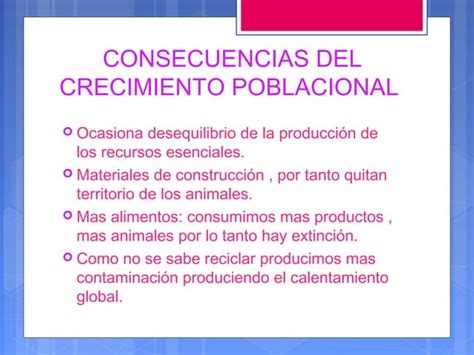 Diapositivas Crecimiento Poblacional