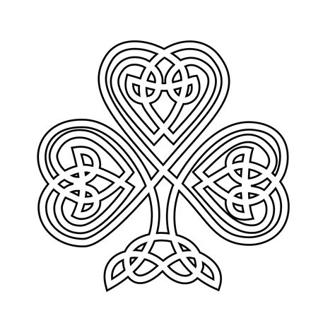 Free Printable Celtic Cross Coloring Page Clip Art Library