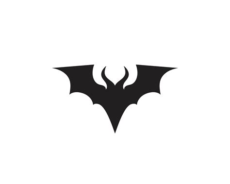 Bat Vector Icon Logo Template 595728 Vector Art At Vecteezy