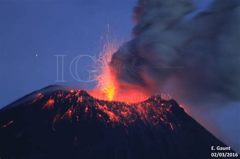 Monitoreo De La Actividad Superficial Del Volcán Tungurahua Instituto