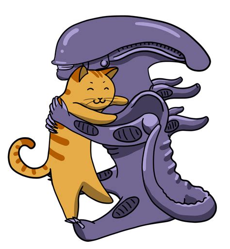 Cat Loving Alien