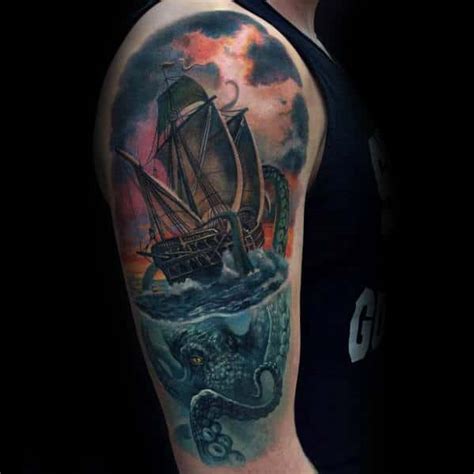 60 octopus tattoos for men 60 Octopus Arm Tattoo Designs For Men - Cool Ink Ideas