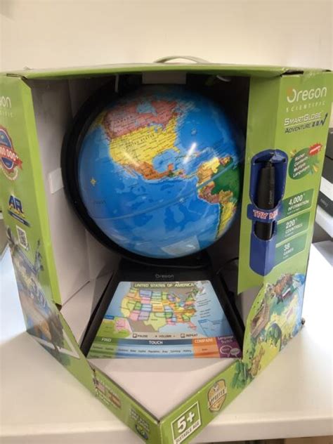 Oregon Scientific Sg268r Smart Globe Adventure Ar Educational World For