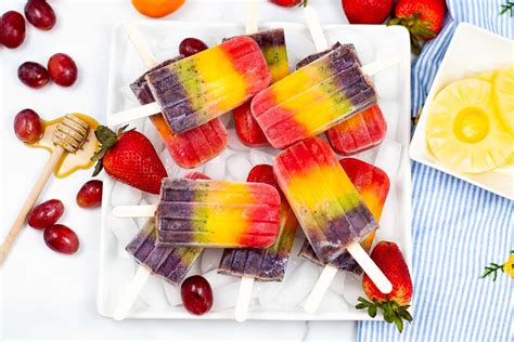 Rainbow Popsicles Recipe Just Like Cocomelon