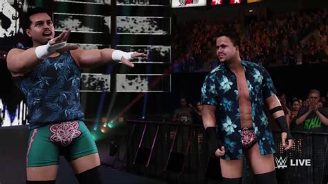 Wwe 2k18 The Colons Official Entrance Youtube