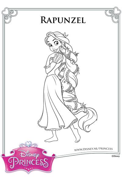 Distinctive printable disney princess coloring pages data printable disney princess baby. Disney Prinsessen Kleurplaat Rapunzel : kleurplaten en zo ...
