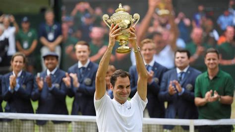 Roger Federer Beats Marin Cilic To Win Record 8th Wimbledon 19th Grand